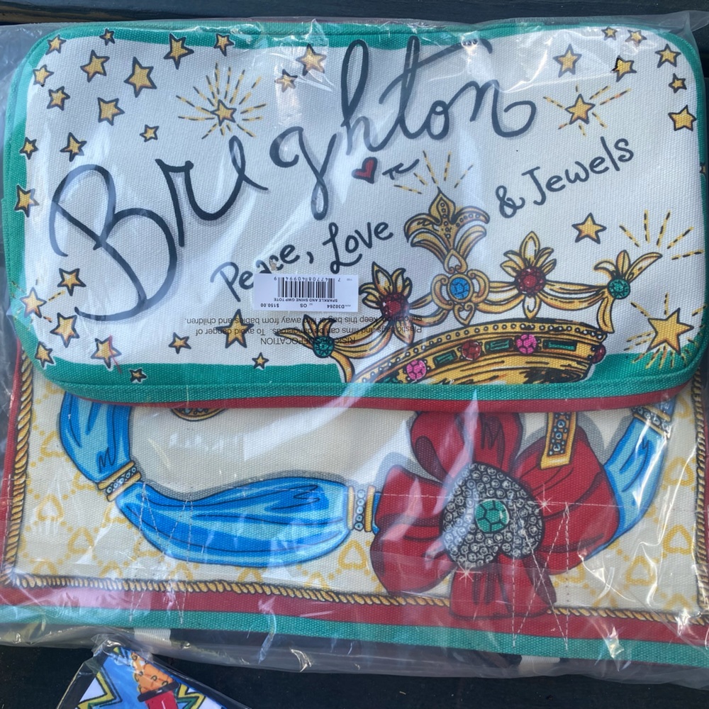 Brighton sparkle & shine brand new tote!